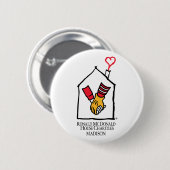 Hände Ronald McDonald Button (Vorne & Hinten)