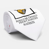 Hände Ronald McDonald Krawatte (Gerollt)