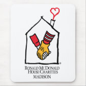 Hände Ronald McDonald Mousepad (Vorne)