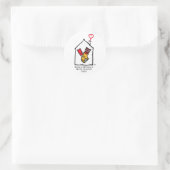 Hände Ronald McDonald Runder Aufkleber (Tasche)