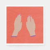 Hände Serviette (Vorderseite)