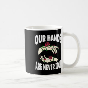 Hände sind nie ein Idle American Sign Language Asl Kaffeetasse