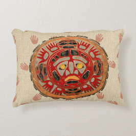 Hände über die Sonne Dekokissen