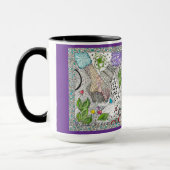 Hände über Herz neu besucht Tasse (Links)