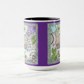 Hände über Herz neu besucht Tasse (Zentrum)