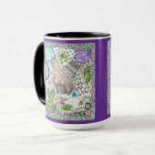 Hände über Herz neu besucht Tasse (Vorderseite Links)