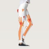 Hände und Herzen Leggings (Rechts)