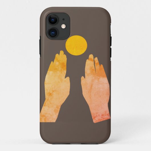 Hände und Sonne Case-Mate iPhone Hülle (Rückseite)