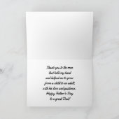 Hände Vatertag Karte (Innenseite)