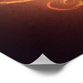 Hände von Feuer und Eis Poster (Ecke)