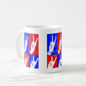 Hände von Frieden-Leihen Ihr Kaffeetasse (Vorderseite Links)