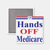 Hände von Medicare Magnet (Vorderseite/Rückseite)