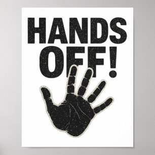 Hände von meinem Land, meine Körperpflege Poster