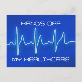 Hände von meiner Postkarte