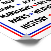 Hände von unserer Protestmarke für Zivile Rechte Poster (Ecke)