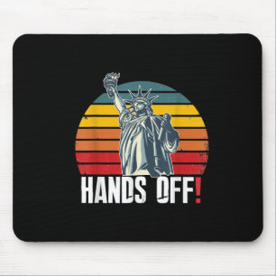 Hände von Widerstand Rette Demokratie und Amp; S Mousepad