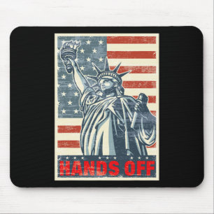 Hände von Widerstand Rette Demokratie und Soziales Mousepad