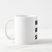 Hände vor Syrien Kaffeetasse (Links)