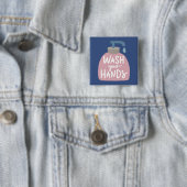 Hände waschen button (Beispiel)