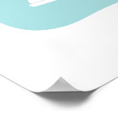 Hände waschen | Dino Bad Art Poster (Ecke)