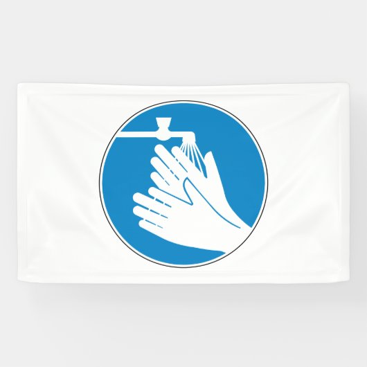 Hände waschen (Gesundheit und Sicherheit) (Hygiene Banner (Horizontal)