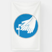 Hände waschen (Gesundheit und Sicherheit) (Hygiene Banner (Vertikal)