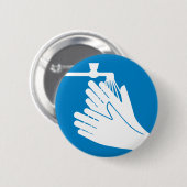 Hände waschen (Gesundheit und Sicherheit) (Hygiene Button (Vorne & Hinten)