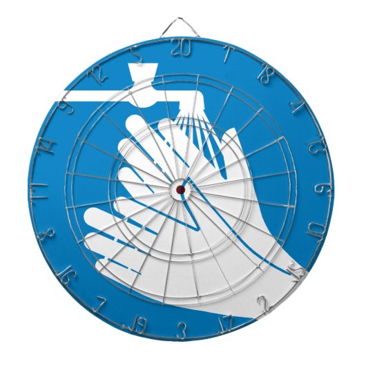 Hände waschen (Gesundheit und Sicherheit) (Hygiene Dartscheibe (vorne)