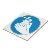 Hände waschen (Gesundheit und Sicherheit) (Hygiene Fliese (Seite)