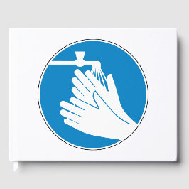 Hände waschen (Gesundheit und Sicherheit) (Hygiene Gästebuch