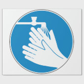 Hände waschen (Gesundheit und Sicherheit) (Hygiene Geschenkpapier (Flach)