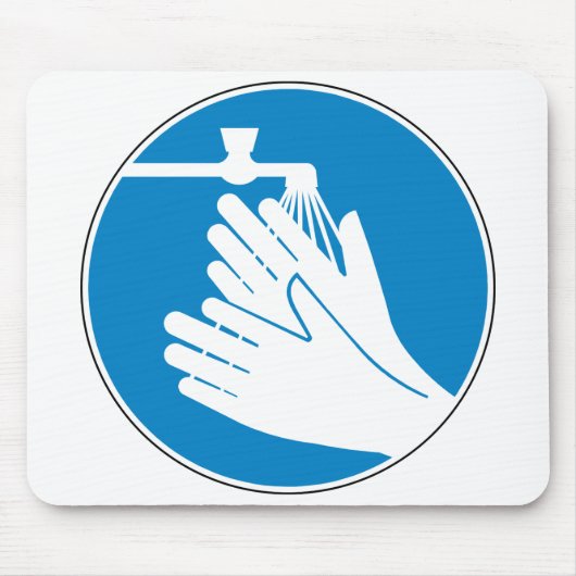 Hände waschen (Gesundheit und Sicherheit) (Hygiene Mousepad (Vorne)