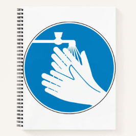 Hände waschen (Gesundheit und Sicherheit) (Hygiene Notizblock