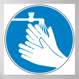 Hände waschen (Gesundheit und Sicherheit) (Hygiene Poster