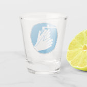 Hände waschen (Gesundheit und Sicherheit) (Hygiene Schnapsglas (Rückseite)