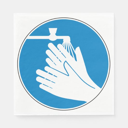 Hände waschen (Gesundheit und Sicherheit) (Hygiene Serviette (Vorderseite)