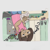 Hände waschen golfhandtuch (Horizontal)