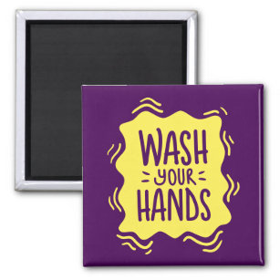 Hände waschen magnet