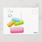 Hände waschen postkarte (Rückseite)