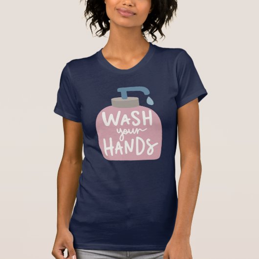 Hände waschen T-Shirt (Vorderseite)