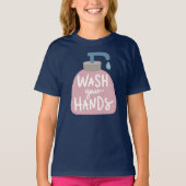 Hände waschen T-Shirt (Vorderseite)