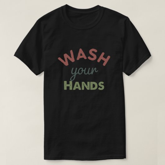 Hände waschen T-Shirt (Design vorne)