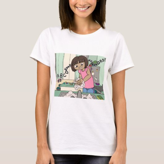 Hände waschen T-Shirt (Vorderseite)