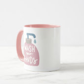 Hände waschen tasse (Vorderseite Links)