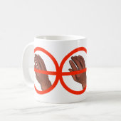 Hände weg! Das ist meine Tasse (Vorderseite Links)