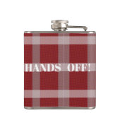 Hände weg! flachmann (Rückseite)