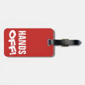 HÄNDE WEG! GEPÄCKANHÄNGER (Rückseite horizontal)