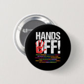 Hände weg Protest Sozialversicherung und Medicare Button (Vorne & Hinten)
