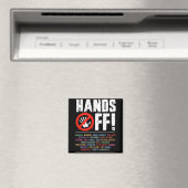 Hände weg Protest Sozialversicherung und Medicare  Magnet (In Situ (Geschirrspüler))