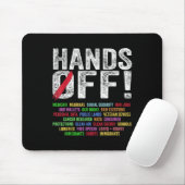 Hände weg Protest Sozialversicherung und Medicare Mousepad (Mit Mouse)